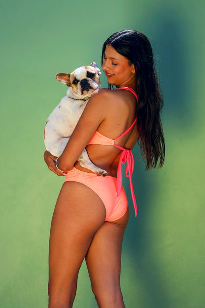 FTB. BJOTA Liso-  laranja/ Rosa